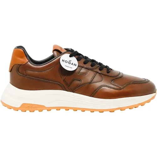 Leather Sneakers , male, Sizes: 8 1/2 UK, 6 UK, 8 UK, 7 UK, 9 UK, 9 1/2 UK - Hogan - Modalova