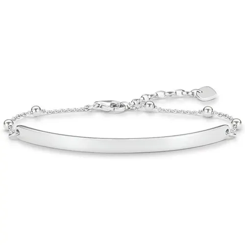 Damen Armband Schildarmband Dots 925 Silber silber Lba0044-001-12 - Thomas Sabo - Modalova