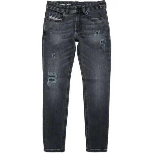 Sleenker Skinny Jeans mit Patches - Diesel - Modalova
