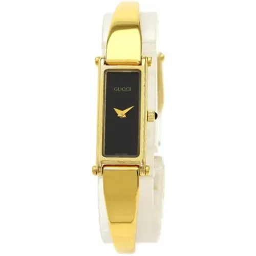 Pre-owned Metal watches , female, Sizes: ONE SIZE - Gucci Vintage - Modalova