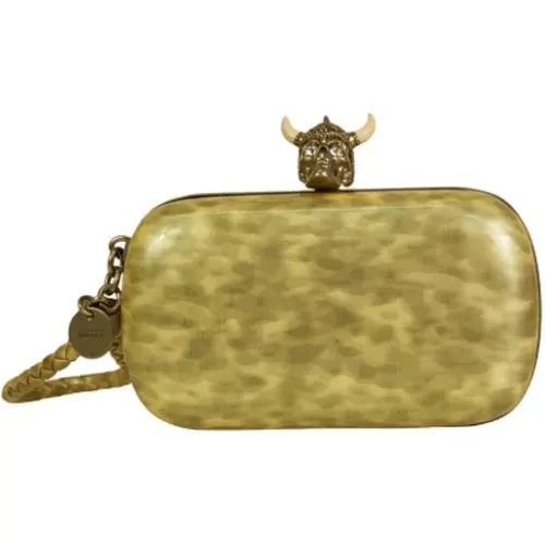 Pre-owned Leather clutches , female, Sizes: ONE SIZE - Alexander McQueen Pre-owned - Modalova