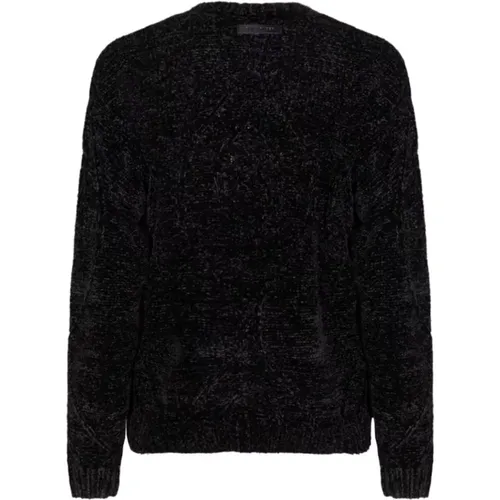 Velvet Knit Sweater with Logo Patch , male, Sizes: L, XL, S, M - Daily Paper - Modalova