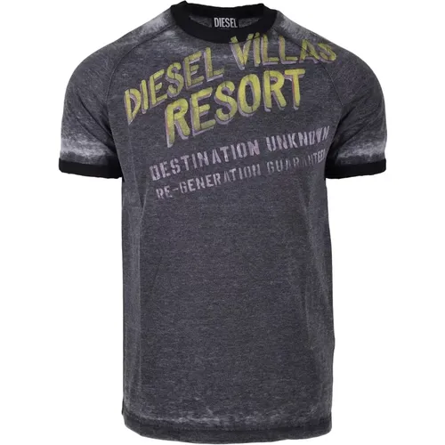 T-Shirt for Men , male, Sizes: S, M - Diesel - Modalova