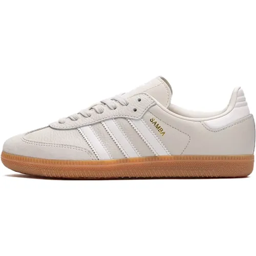 Retro-Stil Aluminium Gum Sneaker , Herren, Größe: 36 EU - Adidas - Modalova