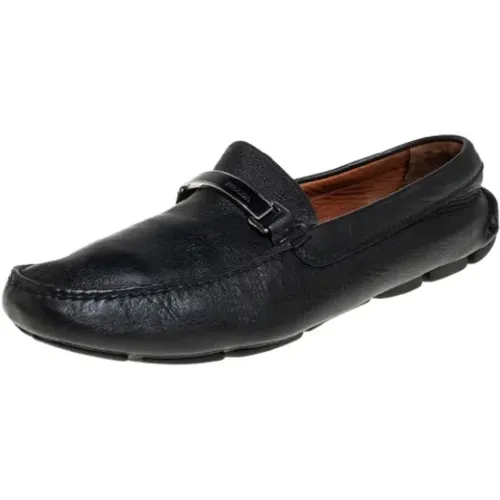 Pre-owned Leather flats , female, Sizes: 8 UK - Prada Vintage - Modalova