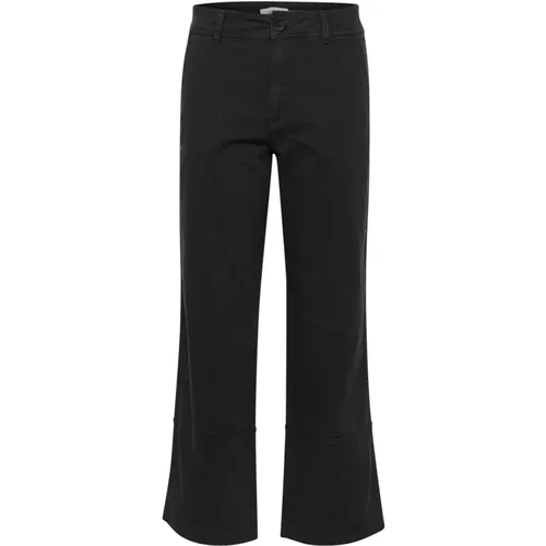 Classic Straight-Leg Blue Graphite Pants , female, Sizes: L, XL, M, 3XL, S, XS, 2XL - Part Two - Modalova