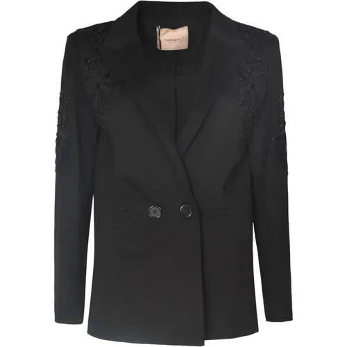 Blazer jacket , female, Sizes: L, S, M - Twinset - Modalova