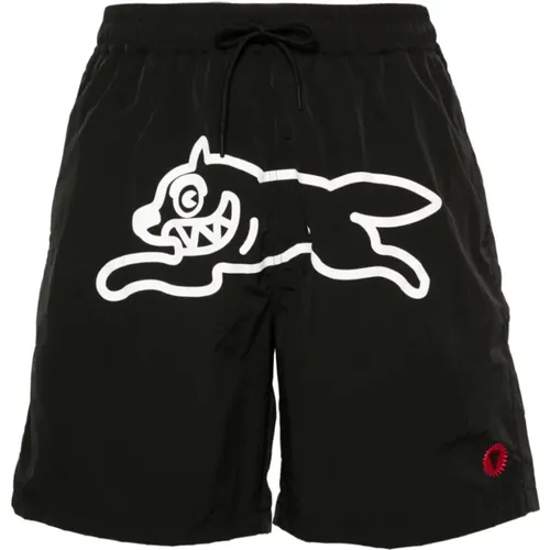 Sea Clothing Running Dog Shorts , male, Sizes: M - Icecream - Modalova