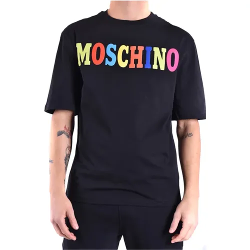 Upgrade Your Wardrobe with this Men`s T-Shirt , male, Sizes: L - Moschino - Modalova