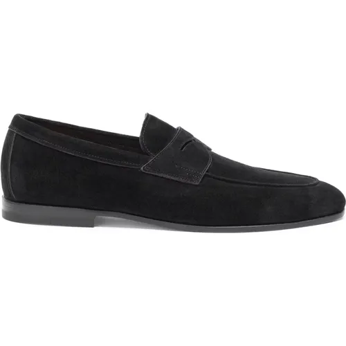 Herren-Wildleder-Carlo-Slipper - Santoni - Modalova