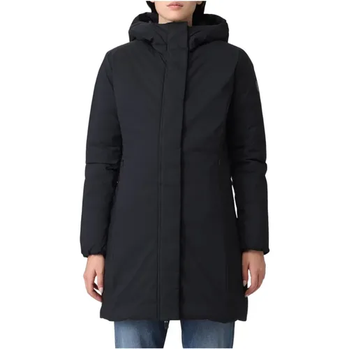 Logo Parka Jacke für Frauen , Damen, Größe: XL - Save The Duck - Modalova