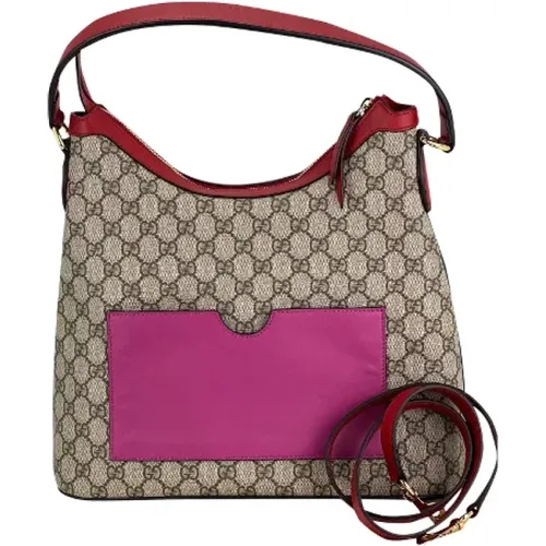 Authentic Gucci GG Supreme Monogram Hobo Bag , female, Sizes: ONE SIZE - Gucci Vintage - Modalova