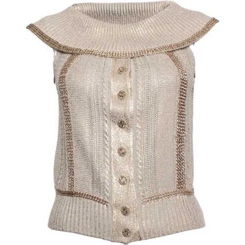 Pre-owned knitted top , female, Sizes: S - Chanel Vintage - Modalova