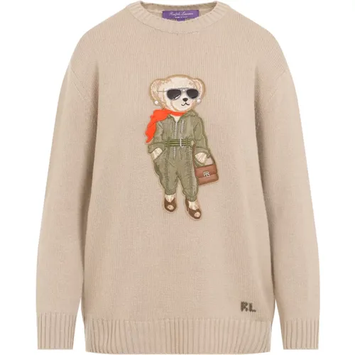 Aviator Bear Langarm Pullover - Ralph Lauren - Modalova