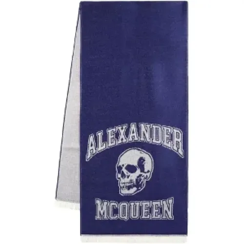 Wool scarves , male, Sizes: ONE SIZE - alexander mcqueen - Modalova