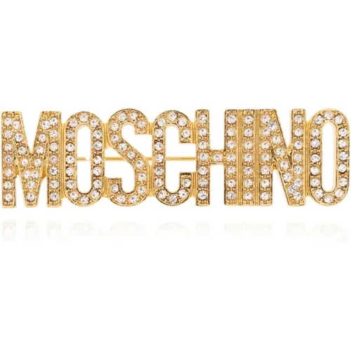 Logo-Brosche Moschino - Moschino - Modalova