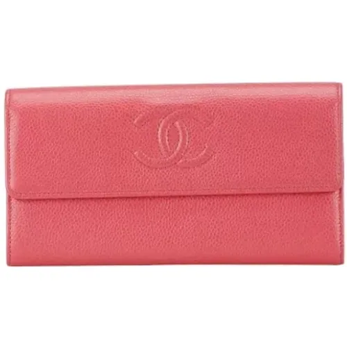 Pre-owned Leather wallets , female, Sizes: ONE SIZE - Chanel Vintage - Modalova