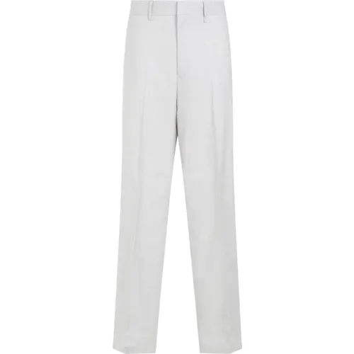 Extra Wide Leg Trousers in Chalk , male, Sizes: L - Givenchy - Modalova