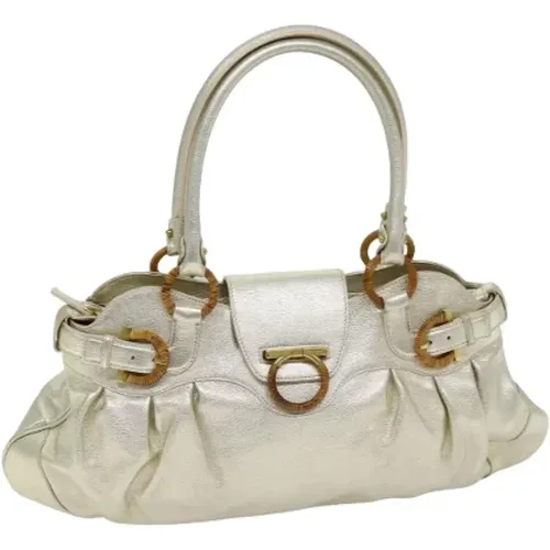 Pre-owned Leather handbags , female, Sizes: ONE SIZE - Salvatore Ferragamo Pre-owned - Modalova