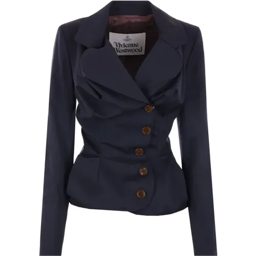 Double-Breasted Wool Jacket , female, Sizes: S, M - Vivienne Westwood - Modalova