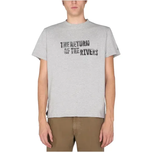 Gedrucktes T-Shirt , Herren, Größe: L - Engineered Garments - Modalova