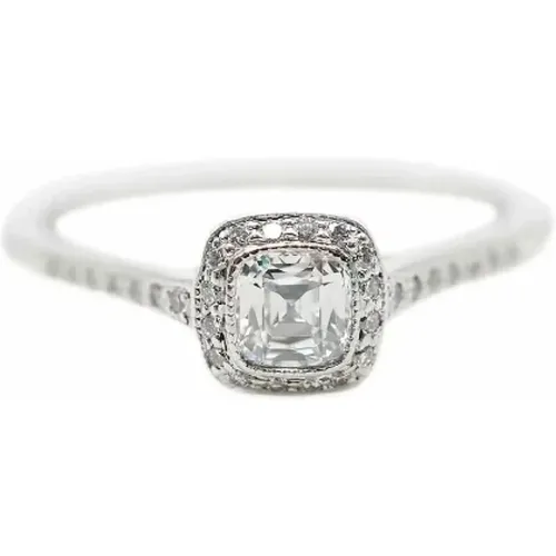 Pre-owned Platinum rings , female, Sizes: ONE SIZE - Tiffany & Co. Pre-owned - Modalova