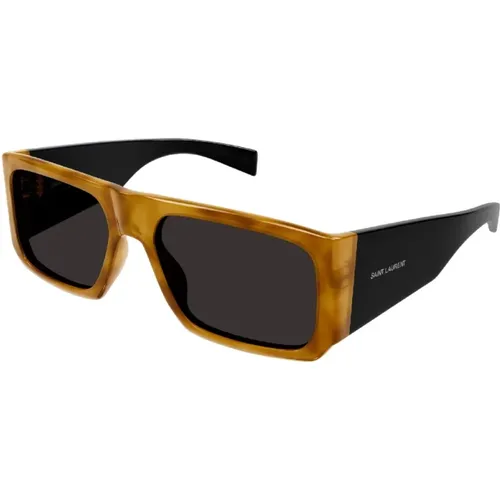 Rectangular Sunglasses in Acetate , female, Sizes: 58 MM - Saint Laurent - Modalova