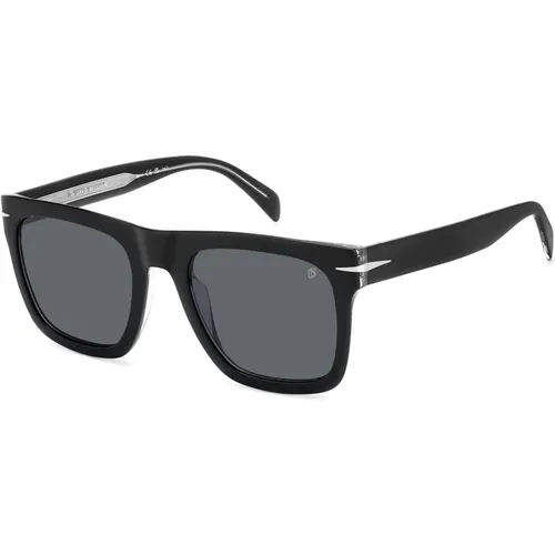Grey Sunglasses DB 7000/S Flat , male, Sizes: 51 MM, 54 MM - Eyewear by David Beckham - Modalova