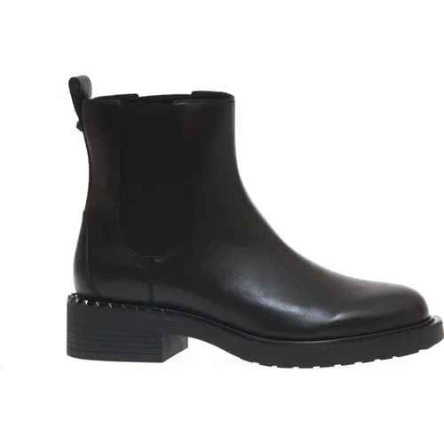 Leather Ankle Boots with Rubber Sole , female, Sizes: 3 UK, 4 UK, 6 UK, 5 UK - Ash - Modalova