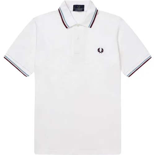 Original Twin Tipped Polo in Ice Maroon , male, Sizes: 3XS, 2XS, S, 4XS, XS - Fred Perry - Modalova