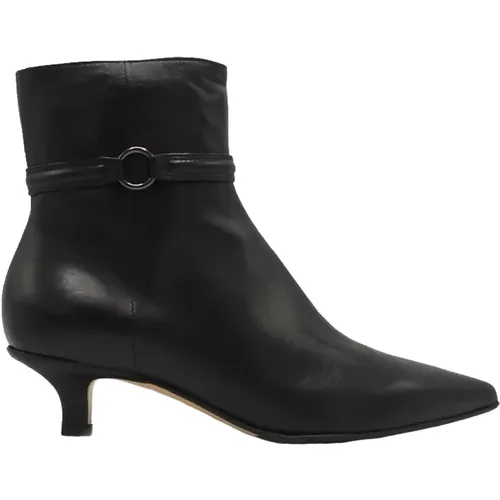 Leather ankle boot 4974 , female, Sizes: 3 UK, 4 1/2 UK, 4 UK, 7 UK - Pomme D'or - Modalova