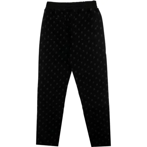 Intarsial Initial Split Trackpants - REPRESENT - Modalova