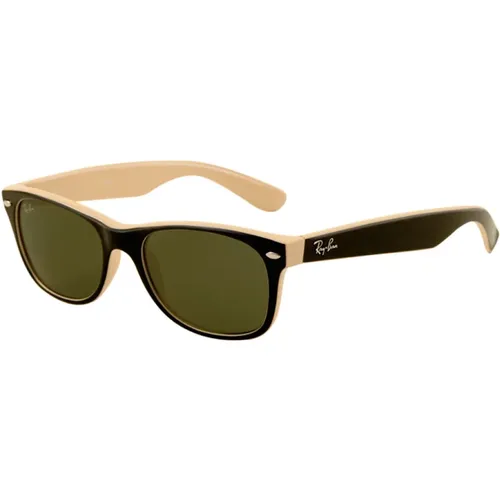 New Wayfarer Sunglasses Green Beige , male, Sizes: 55 MM - Ray-Ban - Modalova