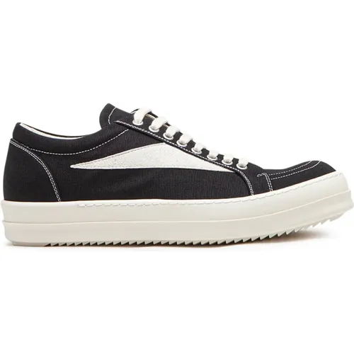 Vintage Low and White Sneakers , male, Sizes: 5 UK - Rick Owens - Modalova