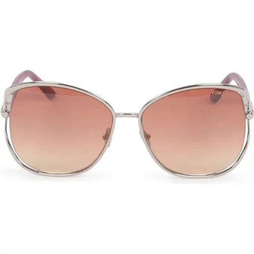 Metal Sunglasses for Men and Women , male, Sizes: ONE SIZE - Tom Ford - Modalova