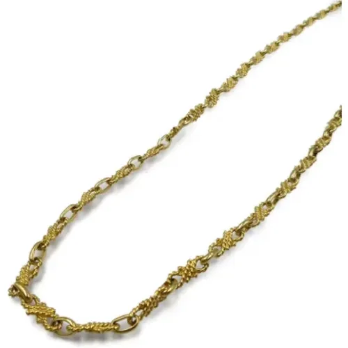 Pre-owned Gold Metal Celine Necklace , female, Sizes: ONE SIZE - Celine Vintage - Modalova