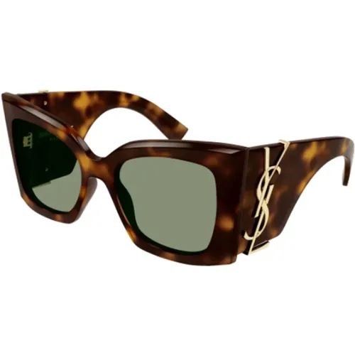 Blaze Oversize Square Sunglasses , female, Sizes: L - Saint Laurent - Modalova