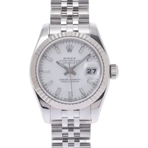 Pre-owned Metal watches , female, Sizes: ONE SIZE - Rolex Vintage - Modalova