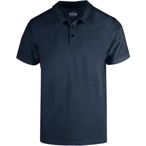 Casual Cotton Jersey Polo Shirt , male, Sizes: S, 2XL, M, L, XL, 3XL - BomBoogie - Modalova