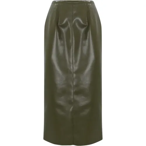 Leather Effect Pencil Skirt , female, Sizes: L, S, M - Philosophy di Lorenzo Serafini - Modalova