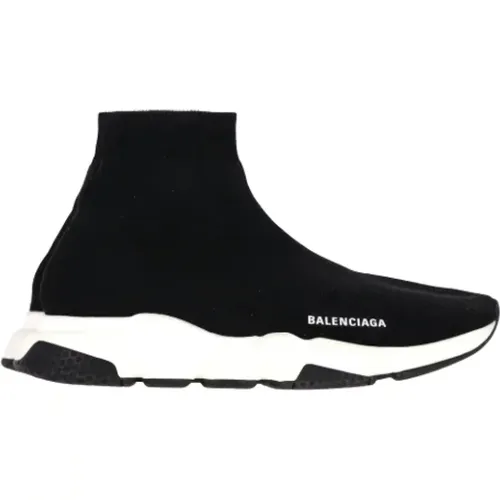 Pre-owned Polyester sneakers , male, Sizes: 9 UK - Balenciaga Vintage - Modalova