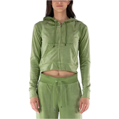 Madison Full Zip Sweatshirt , female, Sizes: M, XL, S, XS - Juicy Couture - Modalova