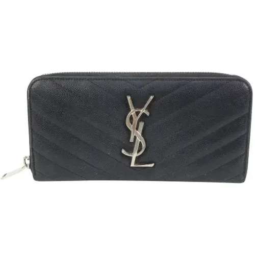 Pre-owned Canvas wallets , female, Sizes: ONE SIZE - Saint Laurent Vintage - Modalova