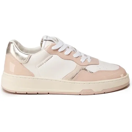 Nude Sunglow Leder Sneakers für Frauen - Crime London - Modalova