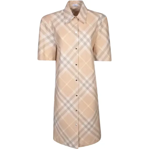 Timeless Long Sleeve Shirt Dress , female, Sizes: XS, 2XS - Burberry - Modalova