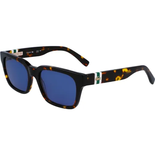 Sonnenbrille,Sunglasses,Schwarz Weiß/Dunkelgrau Sonnenbrille - Lacoste - Modalova