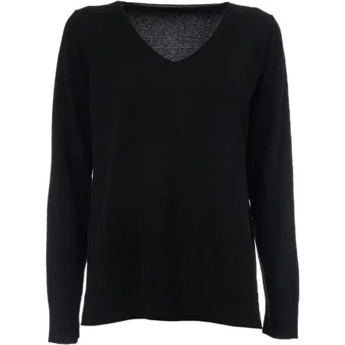Wool, Silk, and Cashmere Knit Sweater , female, Sizes: S, XL - Le Tricot Perugia - Modalova
