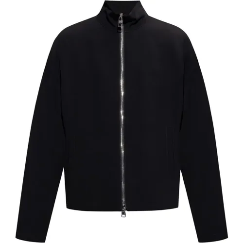 Jacket with stand collar , male, Sizes: L, M - alexander mcqueen - Modalova
