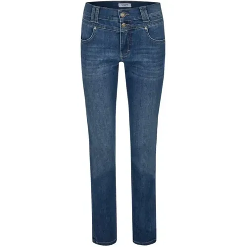 Skinny Button Jeans Angels - Angels - Modalova