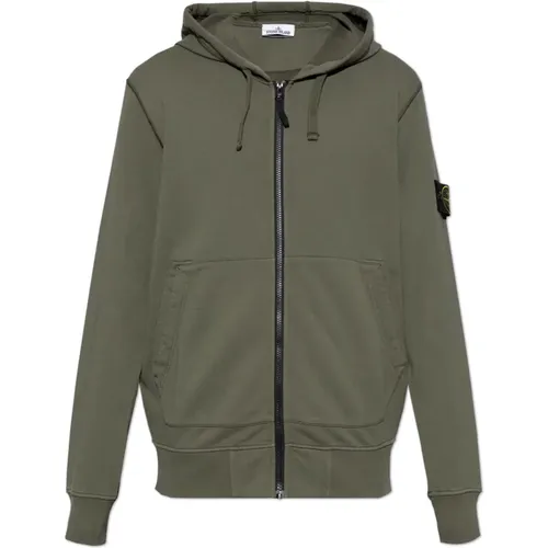 Sweatshirt mit Logo , Herren, Größe: M - Stone Island - Modalova